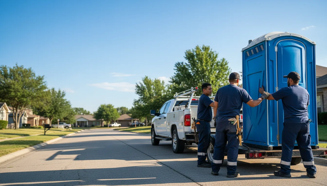 Portable Toilet Rental in Burlington, MI near me